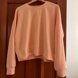 Lululemon Orange Luxtreme Sweatershirt